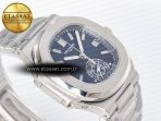Patek Philippe Nautilus 5976 Blue Dial on SS Bracelet A7750 - Görsel 7