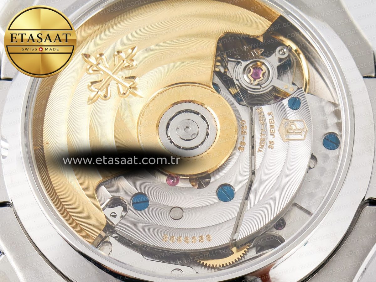 Patek Philippe Nautilus 5980 SS Blue Dial on SS Bracelet A7750 - Görsel 19