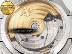 Patek Philippe Nautilus 5980 SS White Dial on on Black Leather Strap A7750 - Görsel 19