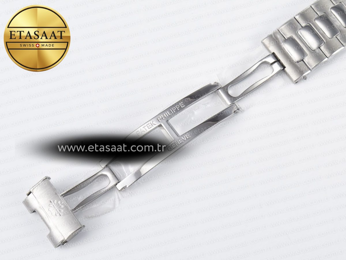 Patek Philippe Nautilus 5980 SS White Dial on SS Bracelet A7750 - Görsel 26