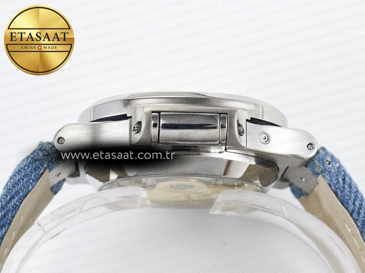 Nautilus 5980 SS 3KF Best Edition Blue Dial on Blue Braided Strap A7750 - Görsel 13