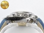 Nautilus 5980 SS 3KF Best Edition Blue Dial on Blue Braided Strap A7750 - Görsel 14