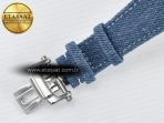 Nautilus 5980 SS 3KF Best Edition Blue Dial on Blue Braided Strap A7750 - Görsel 23