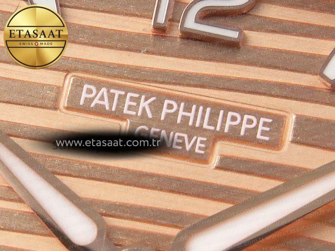 NAUTILUS 7118 LADIES RG PPF 1:1 BEST EDITION RG DIAL DIAMONDS BEZEL ON RG BRACELET 324CS - Görsel 10