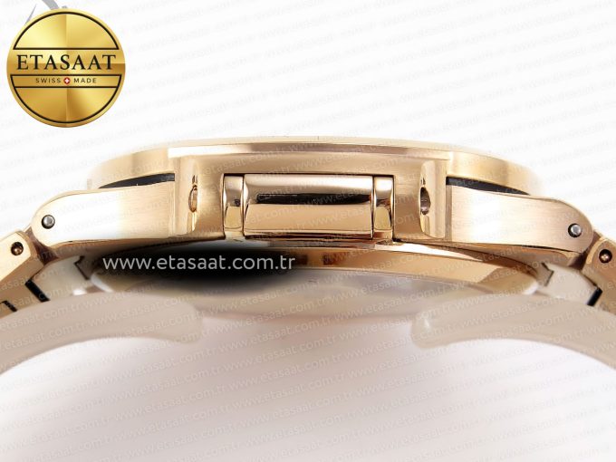 NAUTILUS 7118 LADIES RG PPF 1:1 BEST EDITION RG DIAL DIAMONDS BEZEL ON RG BRACELET 324CS - Görsel 12