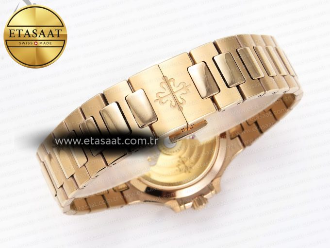 NAUTILUS 7118 LADIES RG PPF 1:1 BEST EDITION RG DIAL DIAMONDS BEZEL ON RG BRACELET 324CS - Görsel 14
