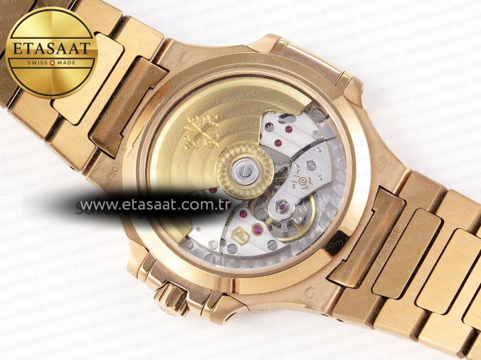 NAUTILUS 7118 LADIES RG PPF 1:1 BEST EDITION RG DIAL DIAMONDS BEZEL ON RG BRACELET 324CS - Görsel 15