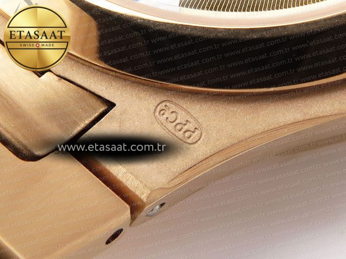 NAUTILUS 7118 LADIES RG PPF 1:1 BEST EDITION RG DIAL DIAMONDS BEZEL ON RG BRACELET 324CS - Görsel 24