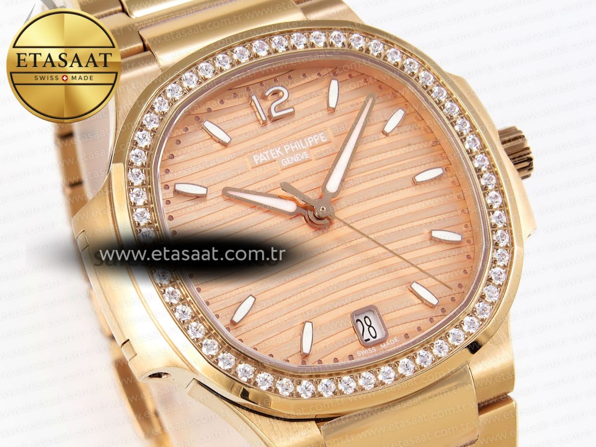 Patek Philippe NAUTILUS 7118 DIAMONDS BEZEL 324CS - Görsel 5
