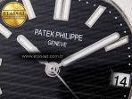 Nautilus Jumbo 5711 JJF 1:1 Best Edition Black Textured Dial On SS Bracelet A324 V3 - Görsel 10