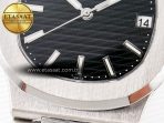 Nautilus Jumbo 5711 JJF 1:1 Best Edition Black Textured Dial On SS Bracelet A324 V3 - Görsel 12