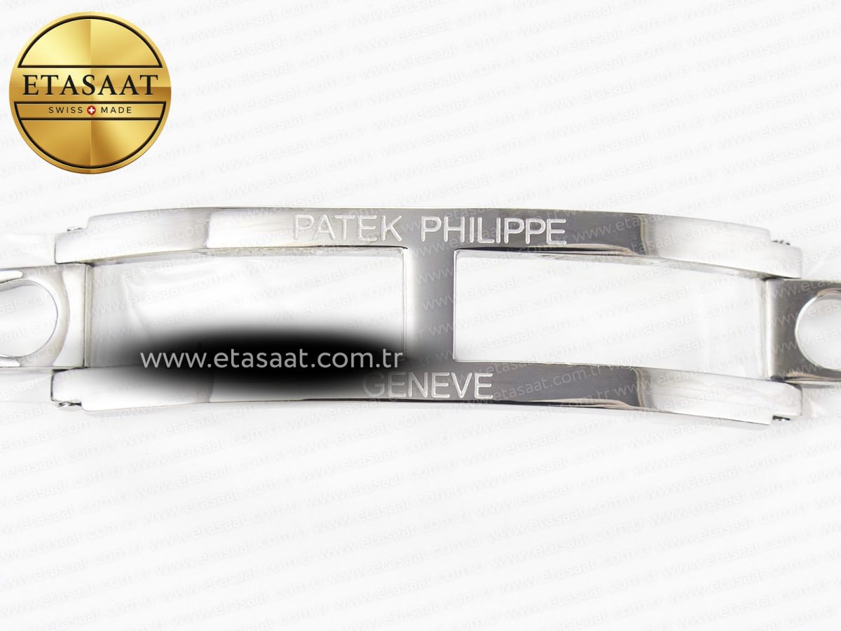 Nautilus Jumbo 5711 JJF 1:1 Best Edition Black Textured Dial On SS Bracelet A324 V3 - Görsel 27