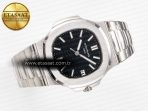Nautilus Jumbo 5711 JJF 1:1 Best Edition Black Textured Dial On SS Bracelet A324 V3 - Görsel 8