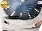 Nautilus Jumbo 5711 JJF 1:1 Best Edition Blue Textured Dial On SS Bracelet A324 V3 - Görsel 12