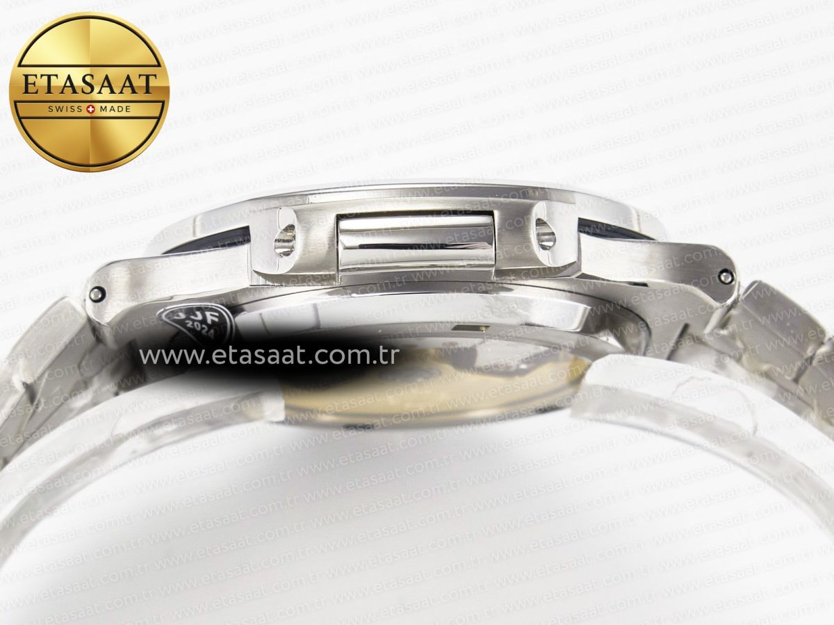 Nautilus Jumbo 5711 JJF 1:1 Best Edition Blue Textured Dial On SS Bracelet A324 V3 - Görsel 13
