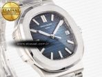 Nautilus Jumbo 5711 JJF 1:1 Best Edition Blue Textured Dial On SS Bracelet A324 V3 - Görsel 5