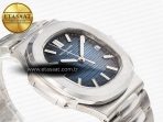 Nautilus Jumbo 5711 JJF 1:1 Best Edition Blue Textured Dial On SS Bracelet A324 V3 - Görsel 7