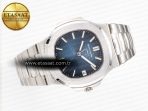 Nautilus Jumbo 5711 JJF 1:1 Best Edition Blue Textured Dial On SS Bracelet A324 V3 - Görsel 8