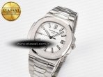 Nautilus Jumbo 5711 JJF 1:1 Best Edition White Textured Dial On SS Bracelet A324 V3