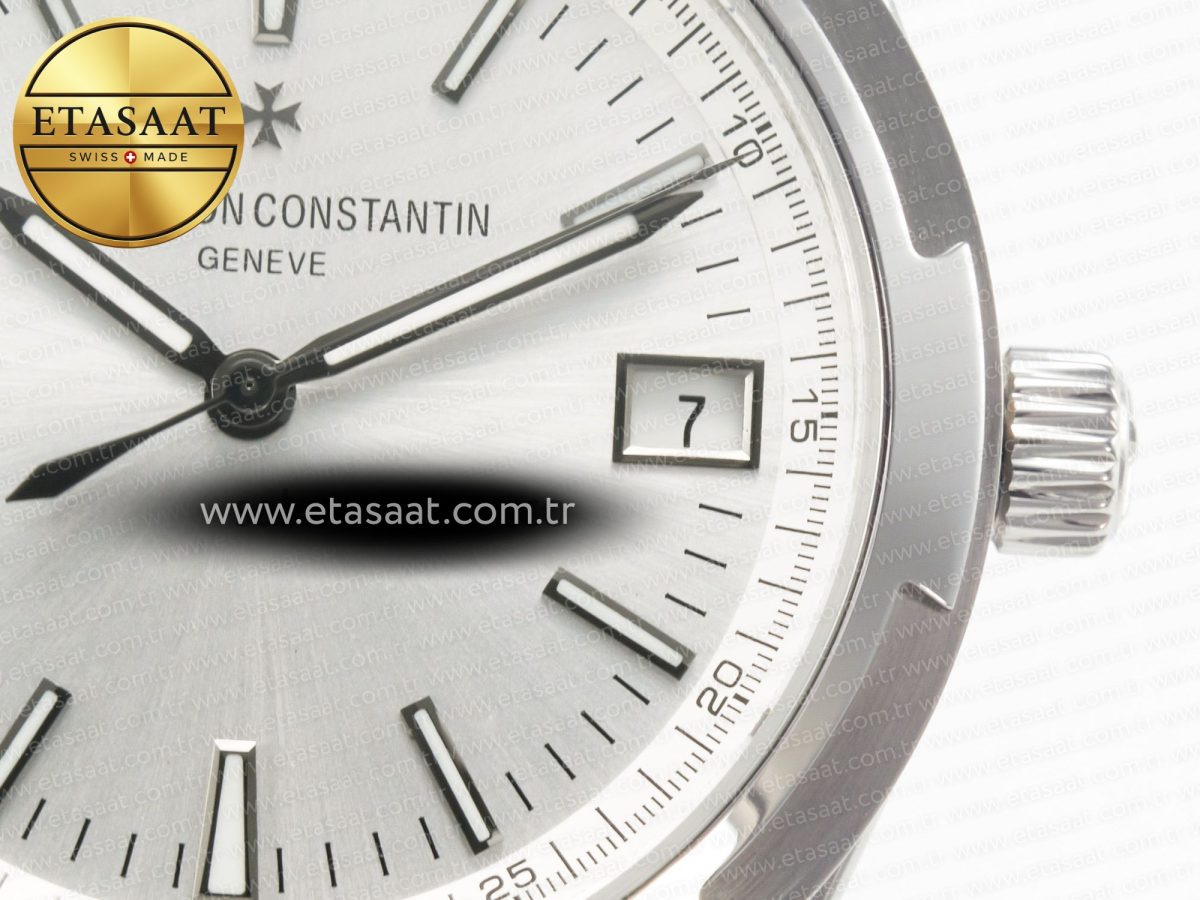 Overseas 4500V SS MKSF 1:1 Best Edition White Dial on Black Rubber Strap A5100 - Görsel 11