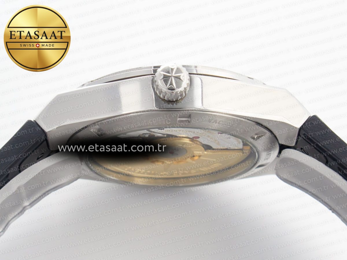 Overseas 4500V SS MKSF 1:1 Best Edition White Dial on Black Rubber Strap A5100 - Görsel 14