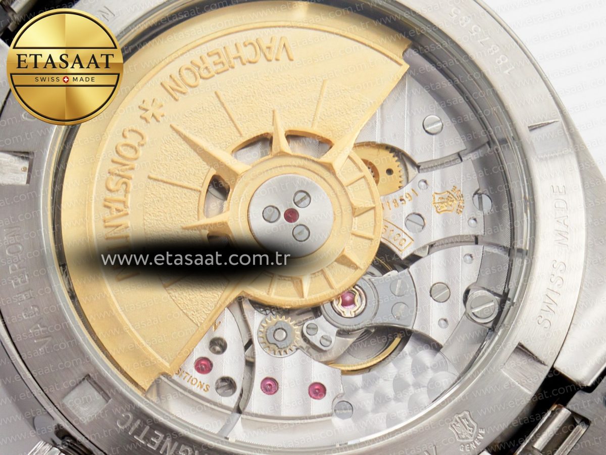Overseas 4500V SS MKSF 1:1 Best Edition White Dial on Black Rubber Strap A5100 - Görsel 19