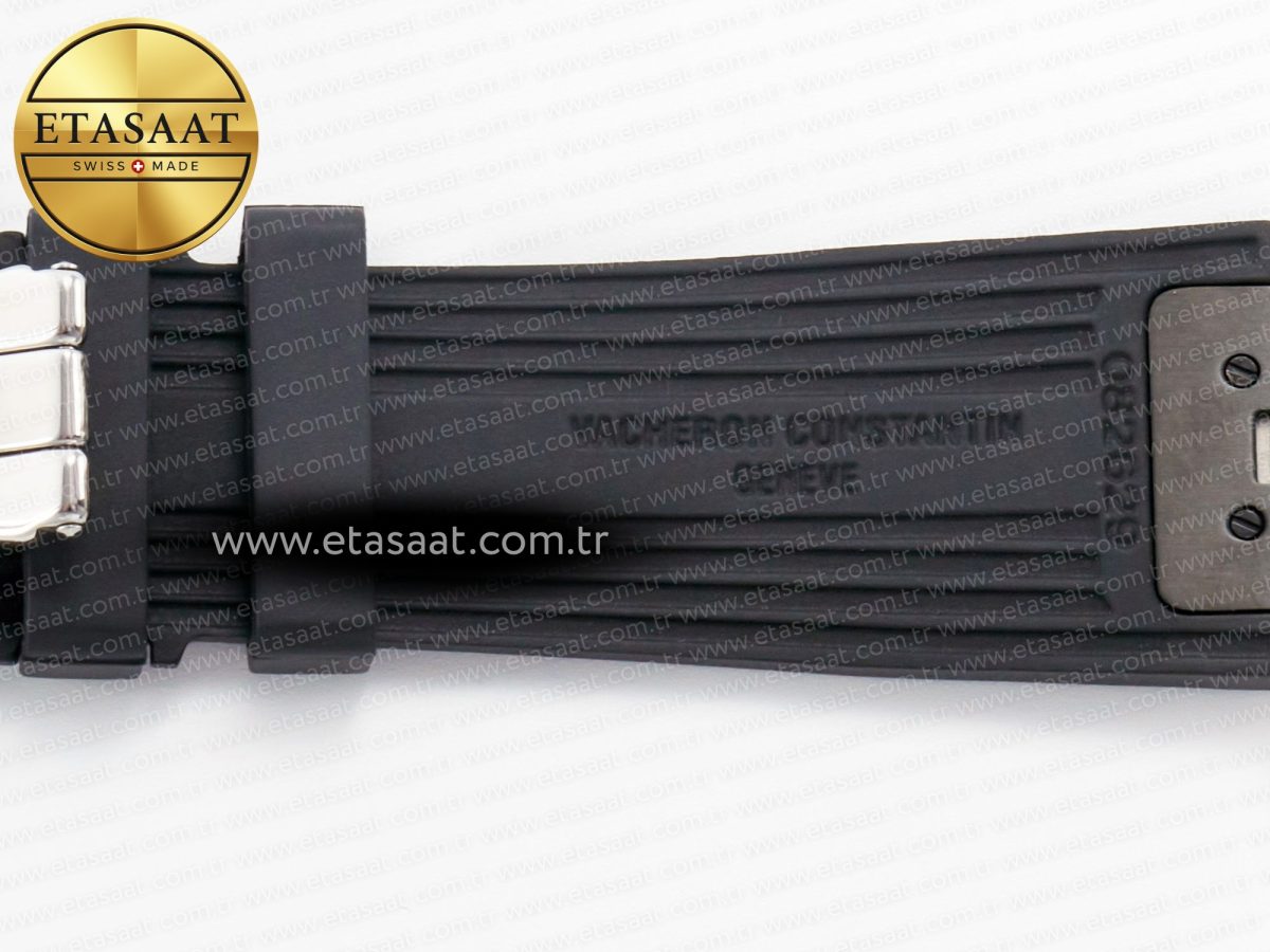 Overseas 4500V SS MKSF 1:1 Best Edition White Dial on Black Rubber Strap A5100 - Görsel 24