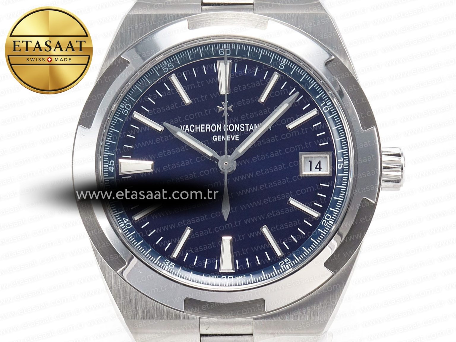Overseas 4500V SS ZF 1:1 Best Edition Blue Dial on SS Bracelet A5100 - Görsel 4