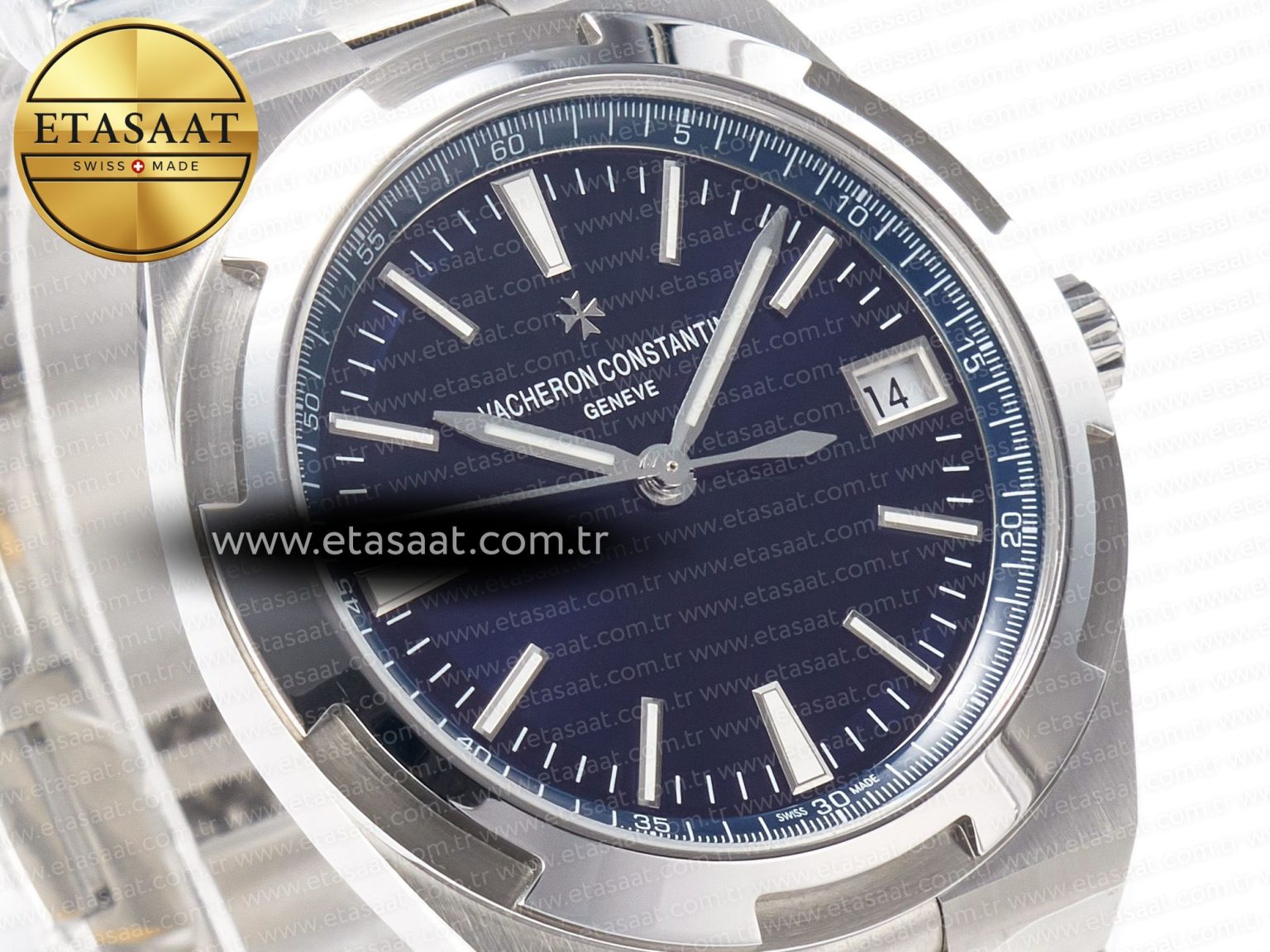 Overseas 4500V SS ZF 1:1 Best Edition Blue Dial on SS Bracelet A5100 - Görsel 5