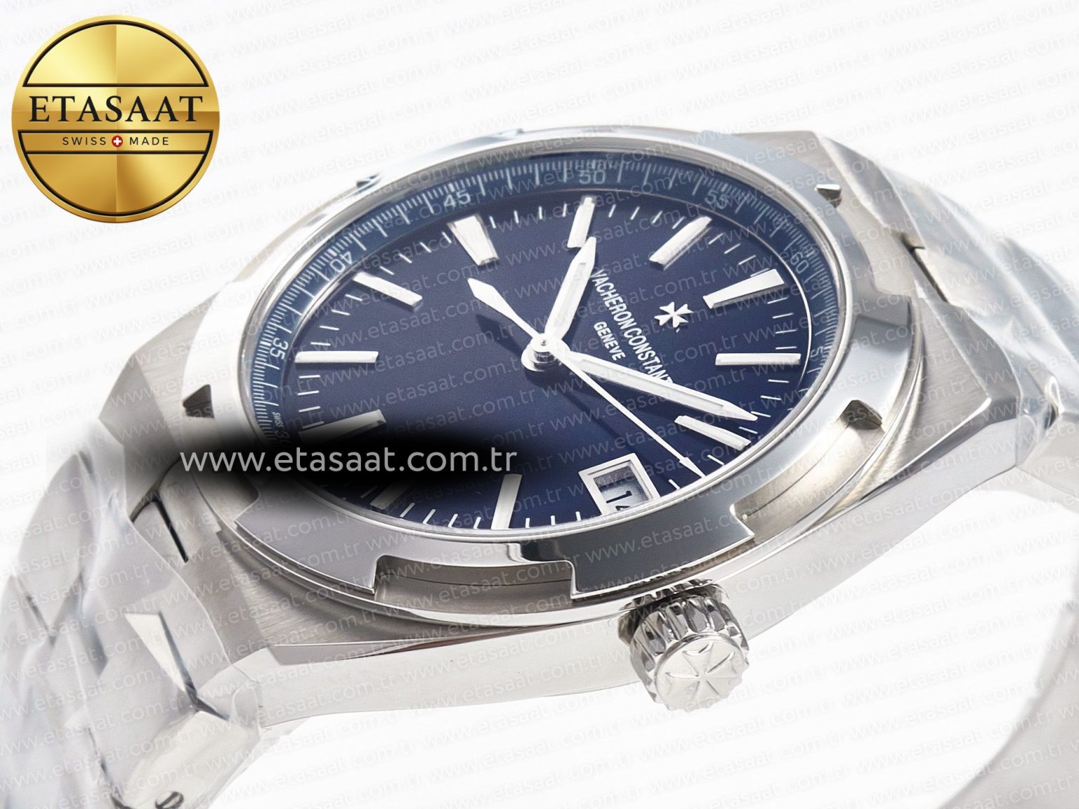 Overseas 4500V SS ZF 1:1 Best Edition Blue Dial on SS Bracelet A5100 - Görsel 6