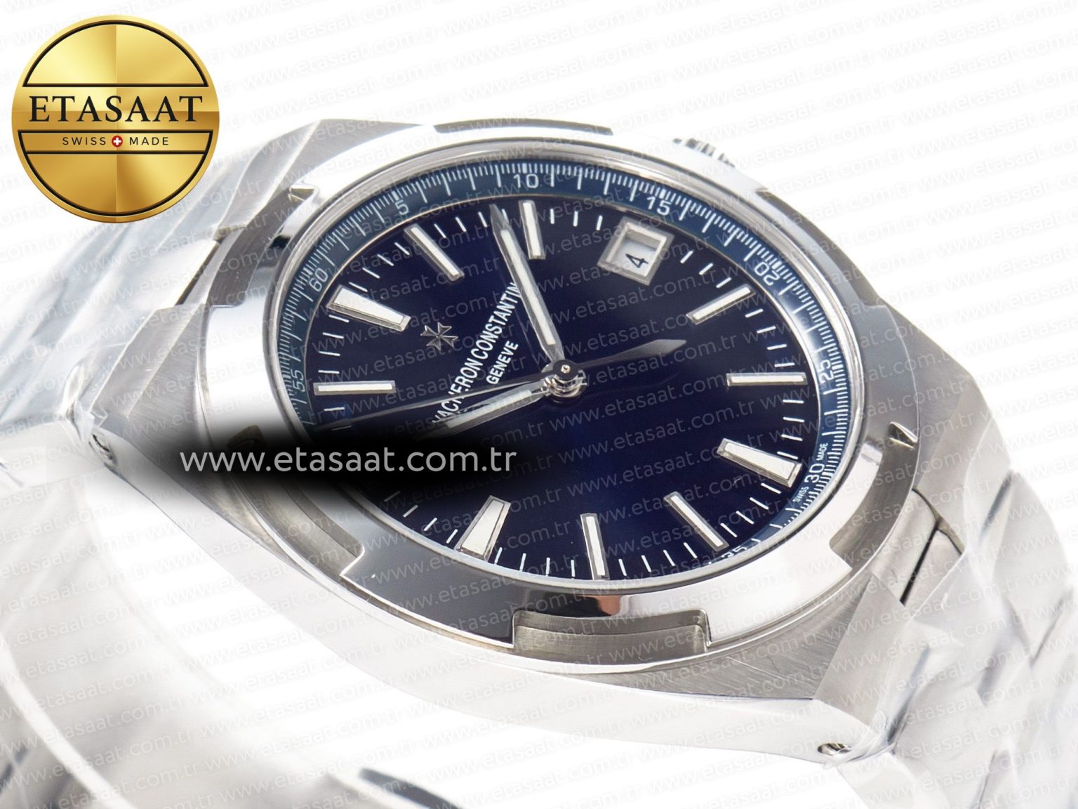 Overseas 4500V SS ZF 1:1 Best Edition Blue Dial on SS Bracelet A5100 - Görsel 7
