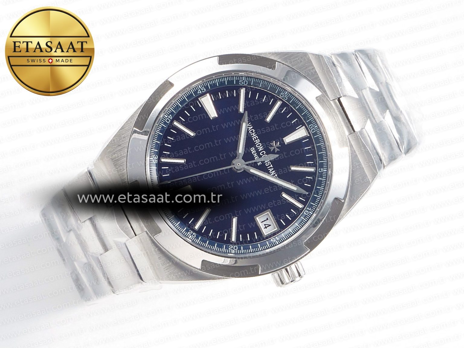 Overseas 4500V SS ZF 1:1 Best Edition Blue Dial on SS Bracelet A5100 - Görsel 8