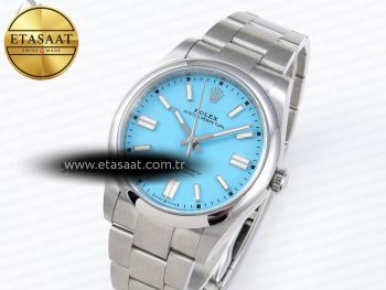 Oyster Perpetual 124300 41mm VSF 1:1 Best Edition 904L Steel Tiffany Blue Dial VS3235