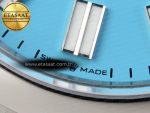 Oyster Perpetual 124300 41mm VSF 1:1 Best Edition 904L Steel Tiffany Blue Dial VS3235 - Görsel 12