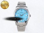 Oyster Perpetual 124300 41mm VSF 1:1 Best Edition 904L Steel Tiffany Blue Dial VS3235 - Görsel 3