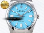Oyster Perpetual 124300 41mm VSF 1:1 Best Edition 904L Steel Tiffany Blue Dial VS3235 - Görsel 4