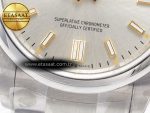 Oyster Perpetual 126000 36mm BPF 1:1 Best Edition 904L Steel Silver White Dial A3230 - Görsel 12