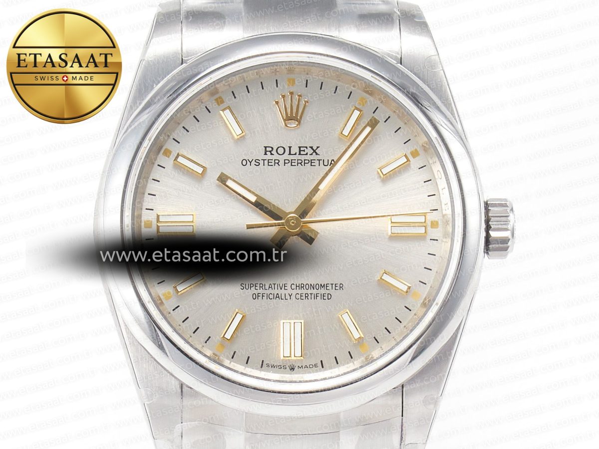 Oyster Perpetual 126000 36mm BPF 1:1 Best Edition 904L Steel Silver White Dial A3230 - Görsel 4