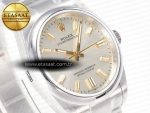 Oyster Perpetual 126000 36mm BPF 1:1 Best Edition 904L Steel Silver White Dial A3230 - Görsel 5