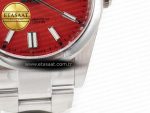 Oyster Perpetual 126000 41mm Clean 1:1 Best Edition 904L Steel Red Dial VR3230 - Görsel 10