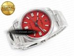 Oyster Perpetual 126000 41mm Clean 1:1 Best Edition 904L Steel Red Dial VR3230 - Görsel 11