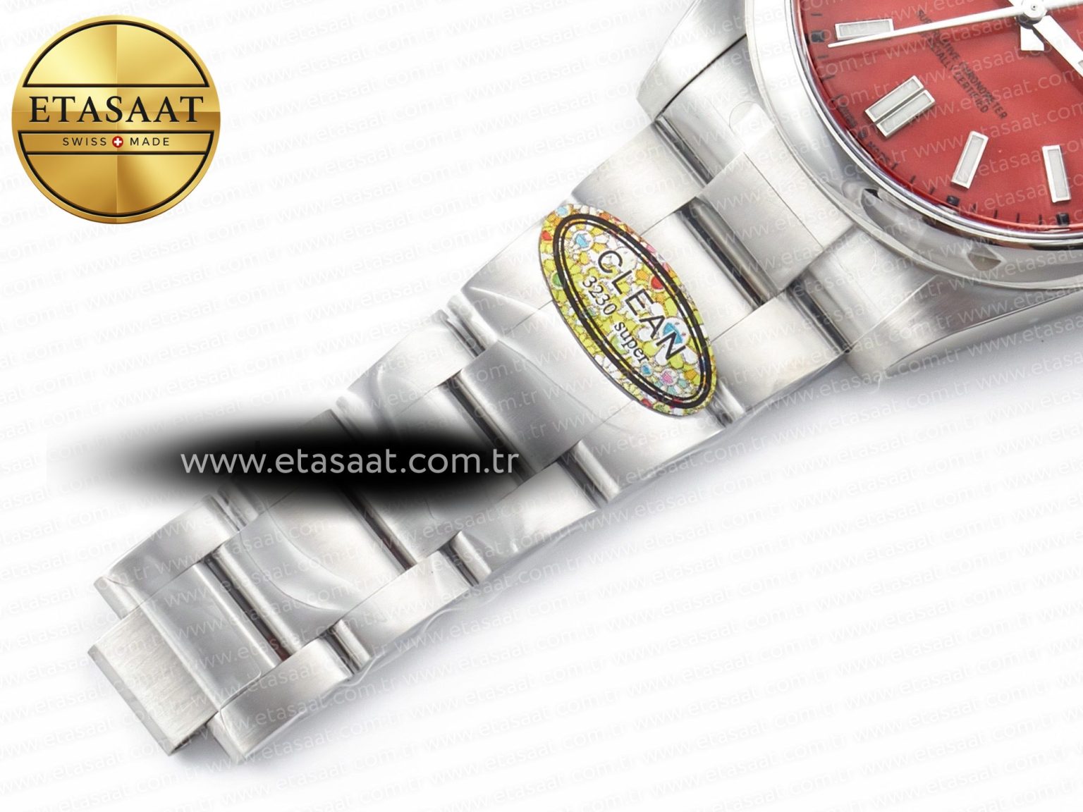 Oyster Perpetual 126000 41mm Clean 1:1 Best Edition 904L Steel Red Dial VR3230 - Görsel 25