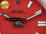 Oyster Perpetual 126000 41mm Clean 1:1 Best Edition 904L Steel Red Dial VR3230 - Görsel 8