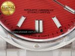 Oyster Perpetual 126000 41mm Clean 1:1 Best Edition 904L Steel Red Dial VR3230 - Görsel 9