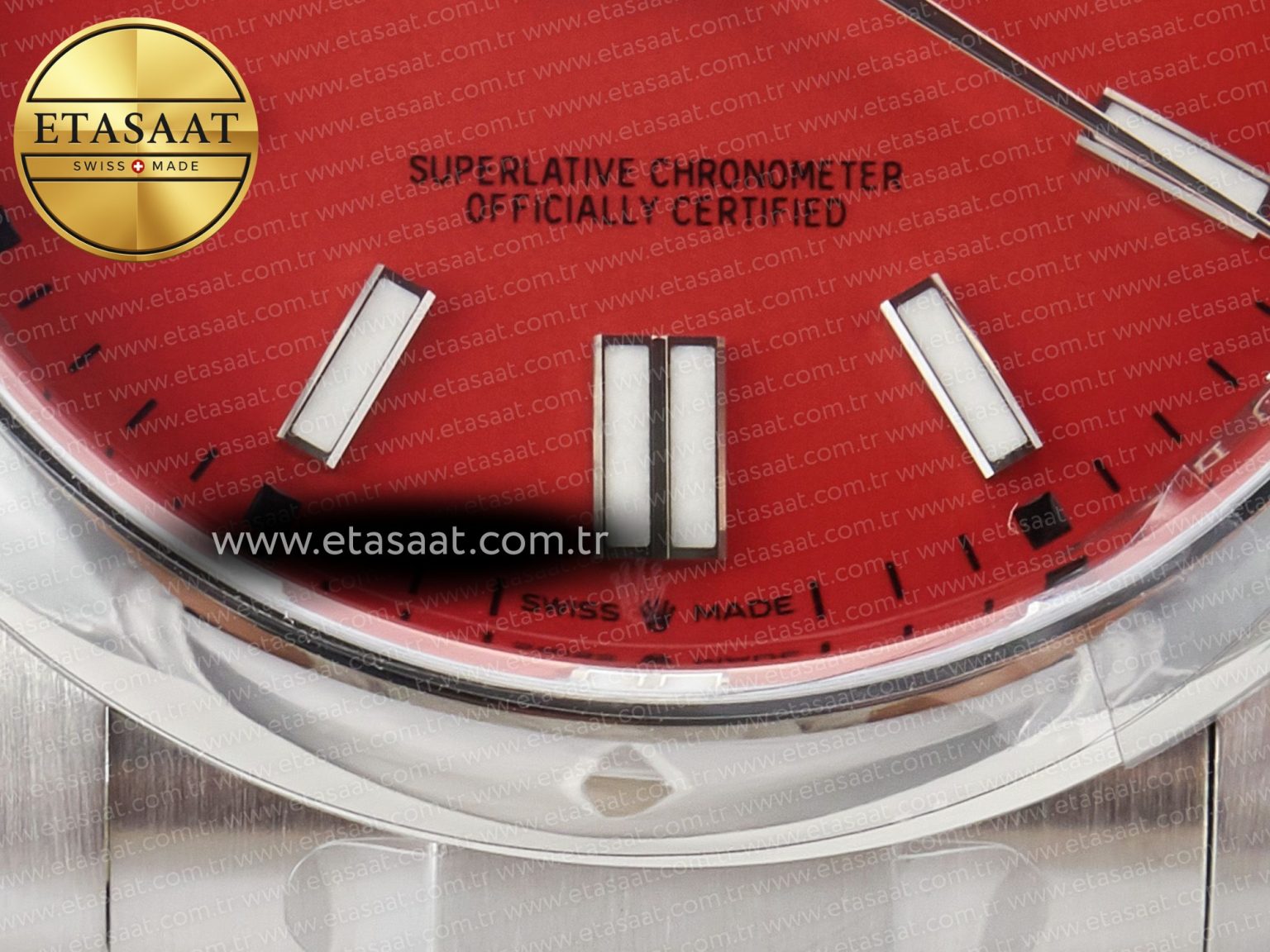Oyster Perpetual 126000 41mm Clean 1:1 Best Edition 904L Steel Red Dial VR3230 - Görsel 9