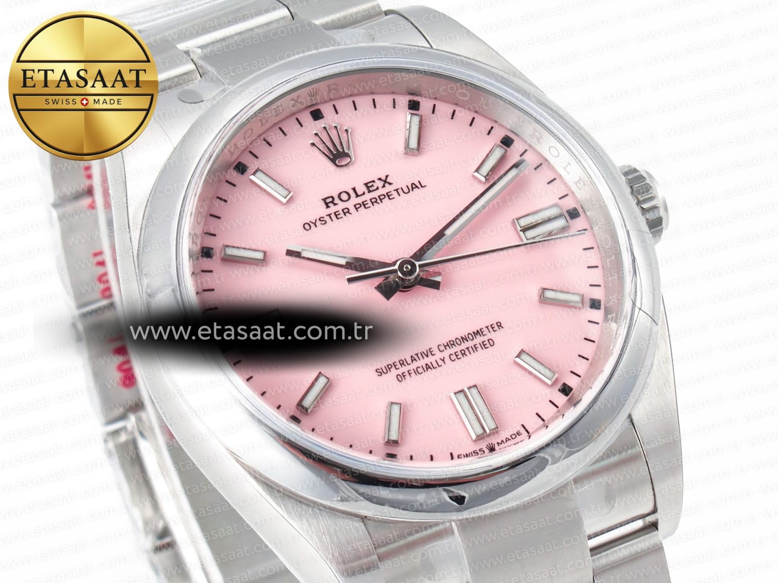 Oyster Perpetual 36mm 126000 Clean 1:1 Best Edition 904L Steel Pink Dial on SS Bracelet VR3230 - Görsel 5