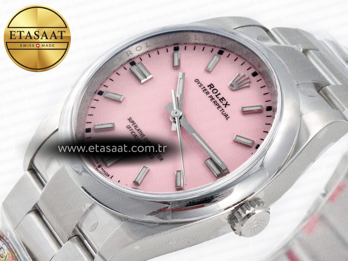 Oyster Perpetual 36mm 126000 Clean 1:1 Best Edition 904L Steel Pink Dial on SS Bracelet VR3230 - Görsel 6