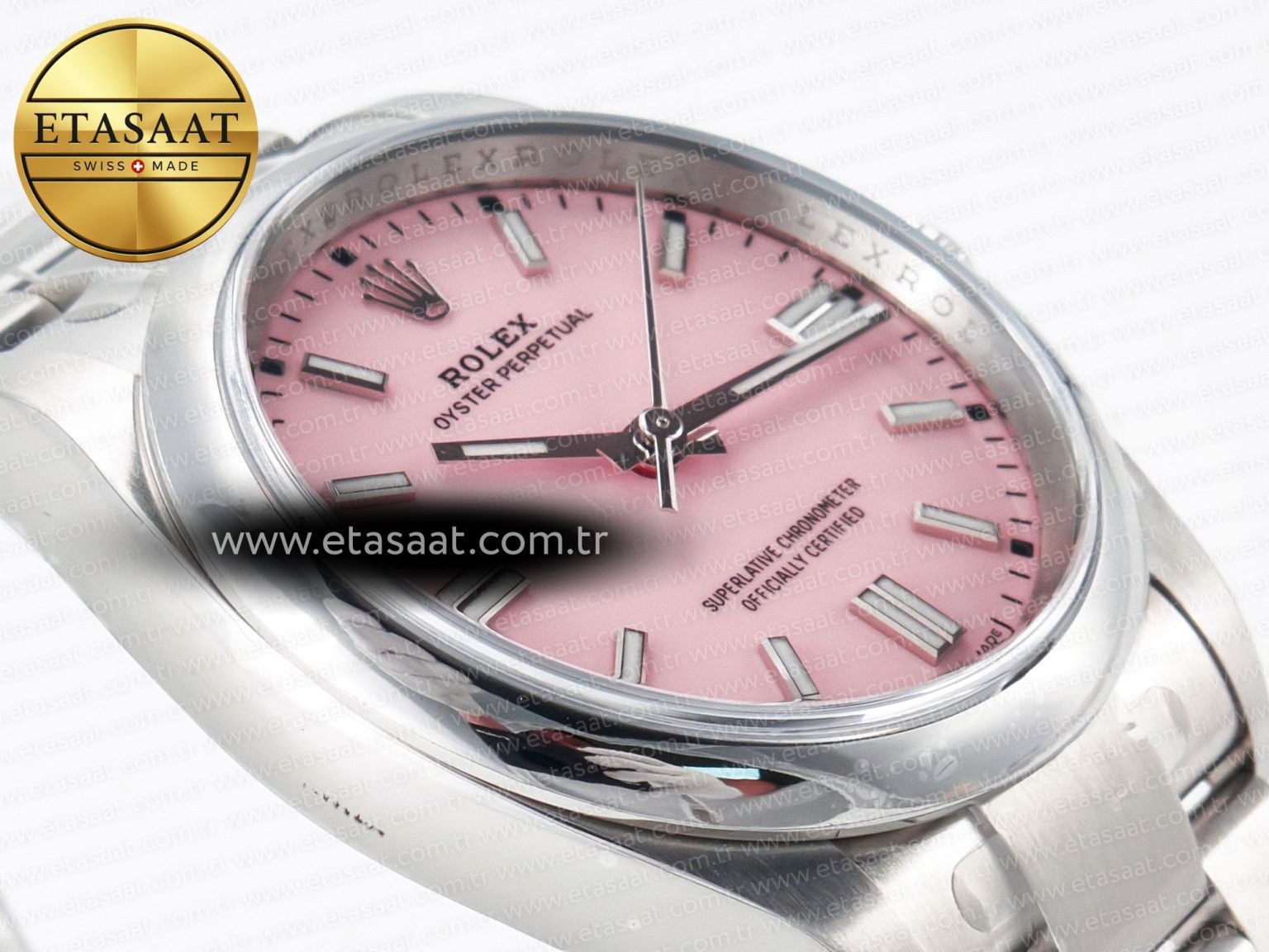Oyster Perpetual 36mm 126000 Clean 1:1 Best Edition 904L Steel Pink Dial on SS Bracelet VR3230 - Görsel 7
