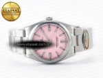 Oyster Perpetual 36mm 126000 Clean 1:1 Best Edition 904L Steel Pink Dial on SS Bracelet VR3230 - Görsel 9