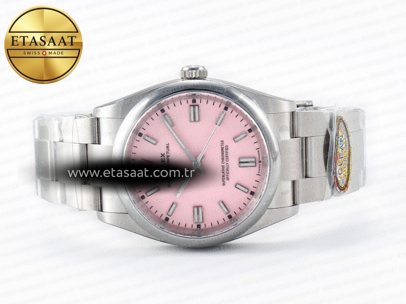Oyster Perpetual 36mm 126000 Clean 1:1 Best Edition 904L Steel Pink Dial on SS Bracelet VR3230 - Görsel 9